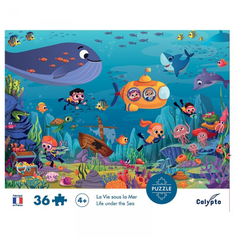 Klasszikus kirakós - Sentosphere Puzzle Ocean 36 Pcs