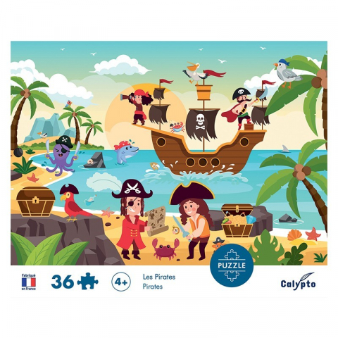 Klasszikus kirakós - Sentosphere Puzzle Piratii 36 Pcs
