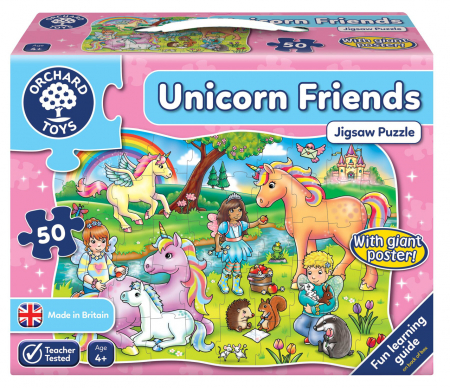 Puzzle-uri - Orchard-Toys-Puzzle-Prietenii-Unicornului-UNICORN-FRIENDS