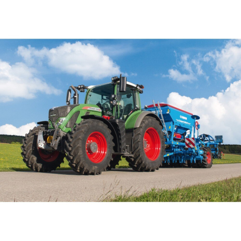 Oktató játékok - Puzzle Schmidt: Fendt - Fendt, Set de 3 x 48 piese + Cadou: poster