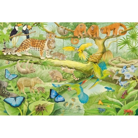 Schmidt-Puzzle Schmidt: Jungla colorata, 100 piese [1]