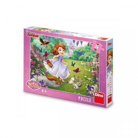Top Branduri - Dino Puzzle - Sofia la plimbare 24 piese 
