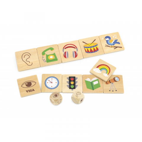 Jucarii 3-5 ani - Viga-Puzzle sortator Invata simturile, Viga