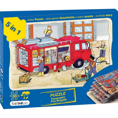 Formakirakós - Beleduc Puzzle stratificat Brigada de Pompieri Beleduc