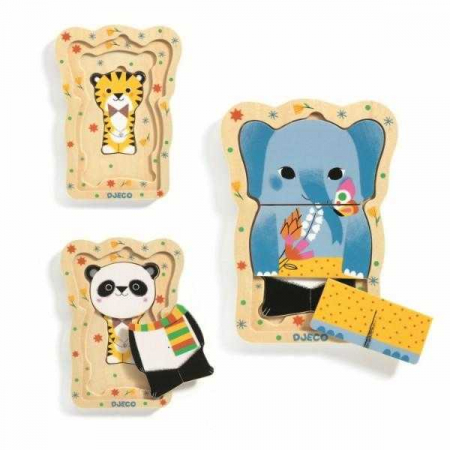 Baba kirakósok - Djeco-Puzzle-straturi-Lucky