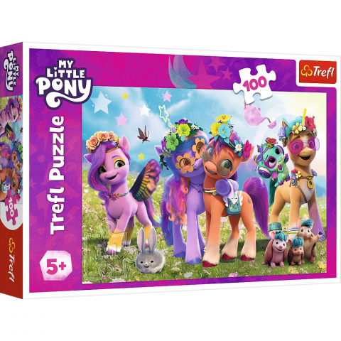Jucarii 3-5 ani - Puzzle Trefl 100 My Little Pony Poneii Amuzanti