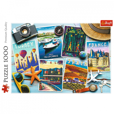Puzzle Trefl 1000 Carti Postale [2]