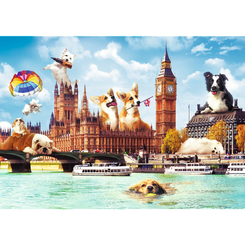 Puzzle Trefl 1000 Catelusi La Londra [1]