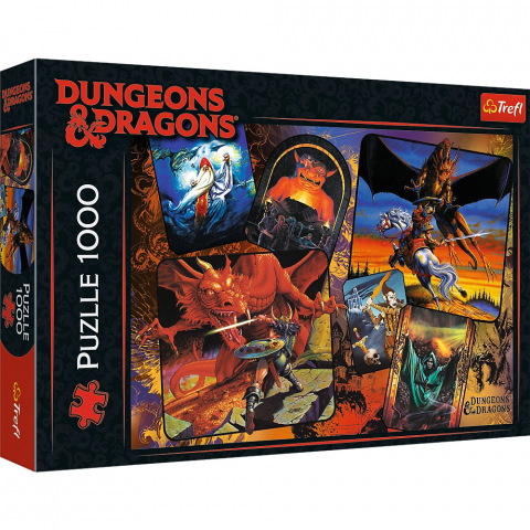 Játékok 9-12 éveseknek - Puzzle Trefl 1000 Dungeons Dragons