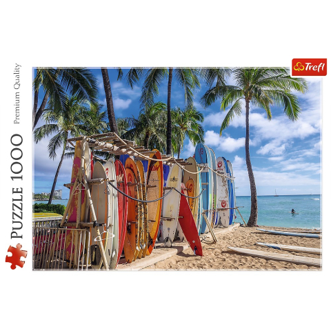 Puzzle Trefl 1000 Plaja Waikiki [2]