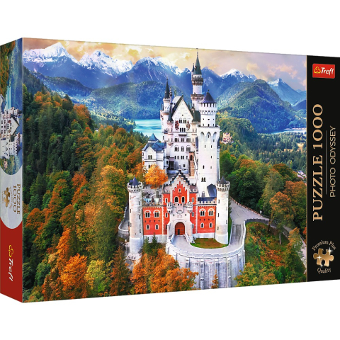 Jucarii educative - Trefl-Puzzle Trefl 1000 Premium Plus Photo Odyssey Castelul Neuschwanstein Germania