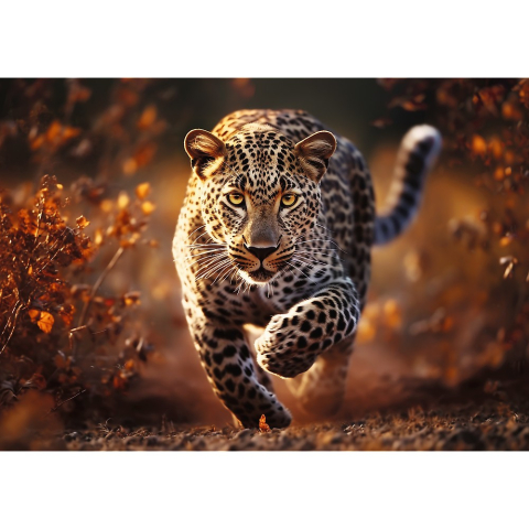 Puzzle Trefl 1000 Premium Plus Photo Odyssey Leopard [1]