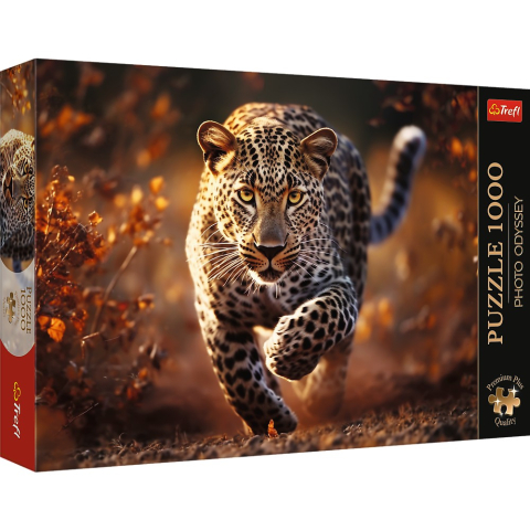 Jucarii educative - Trefl-Puzzle Trefl 1000 Premium Plus Photo Odyssey Leopard