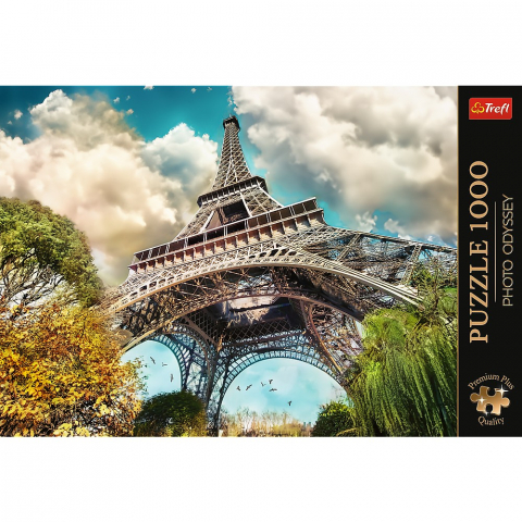 Puzzle Trefl 1000 Premium Plus Photo Odyssey Turnul Eiffel Paris [2]