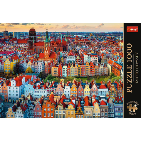 Trefl-Puzzle Trefl 1000 Premium Plus Photo Odyssey Vedere A Orasului Gdansk Polonia [2]