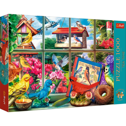 Jucarii educative - Trefl-Puzzle Trefl 1000 Premium Plus Tea Time Lumea Pasarilor