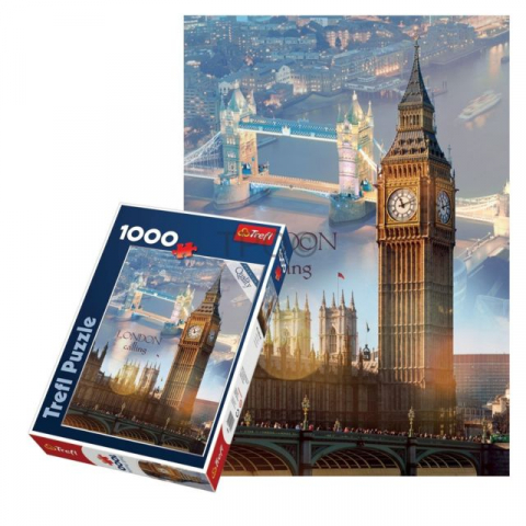 Játékok 9-12 éveseknek - Puzzle Trefl 1000 Zori De Zi La Londra