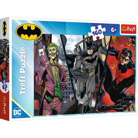 Jucarii educative - Trefl-Puzzle Trefl 160 Batman Gata De Actiune