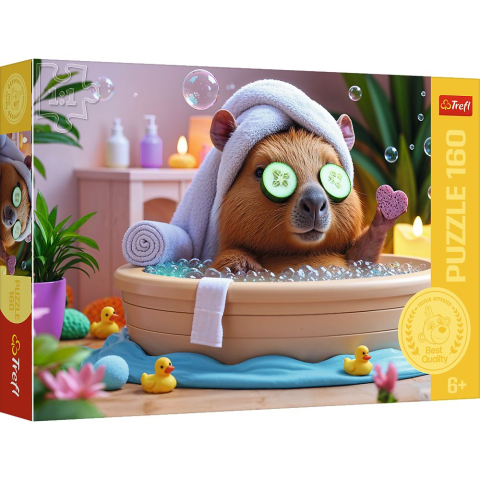 Oktató játékok - Puzzle Trefl 160 Capibara La Spa