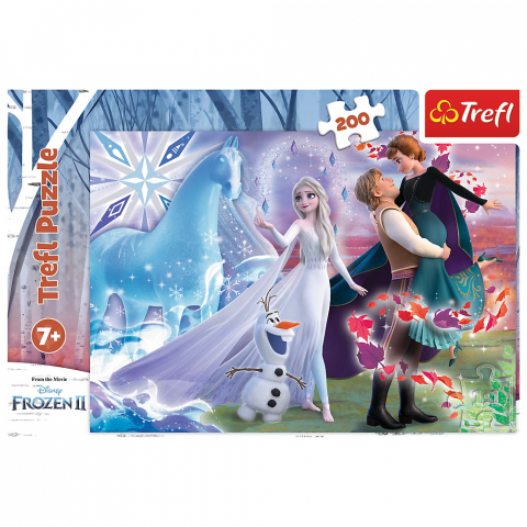 Puzzle Trefl 200 Frozen2 Universul Magic [2]