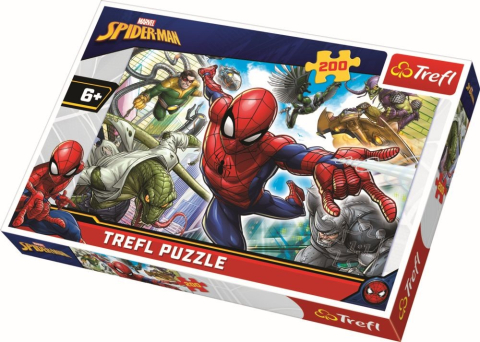 Jucarii sub 50 RON - Trefl-Puzzle Trefl 200 Nascut Supererou