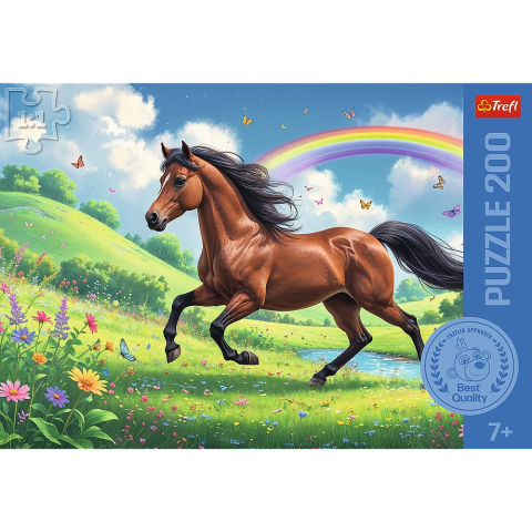Puzzle Trefl 200 Un Cal Impunator [2]