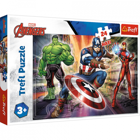 Játékok 3-5 éveseknek -  Puzzle Trefl 24 Maxi Eroi Avengers