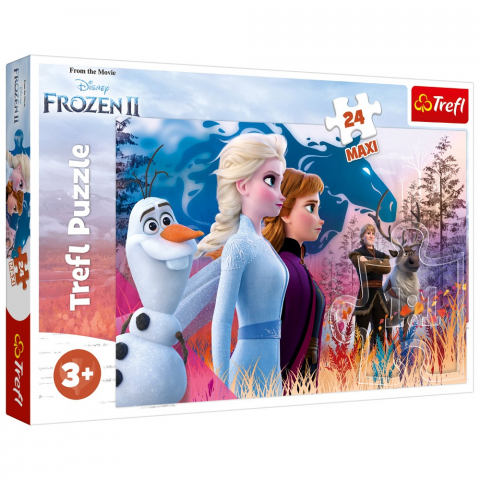 Játékok 3-5 éveseknek - Puzzle Trefl 24 Maxi Frozen2 Calatoria Magica