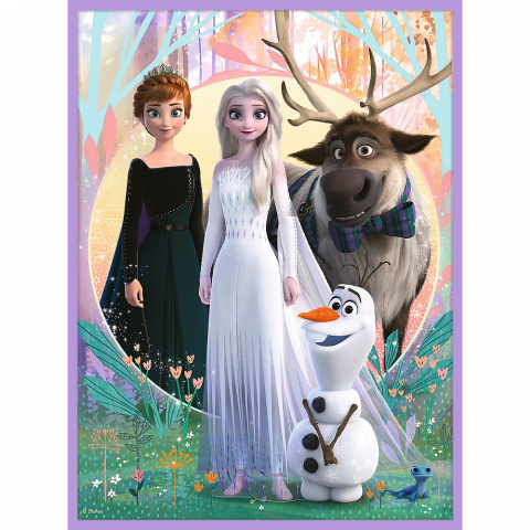 Puzzle Trefl 2In1 Memo Disney Frozen Printesele Si Taramul Lor [2]