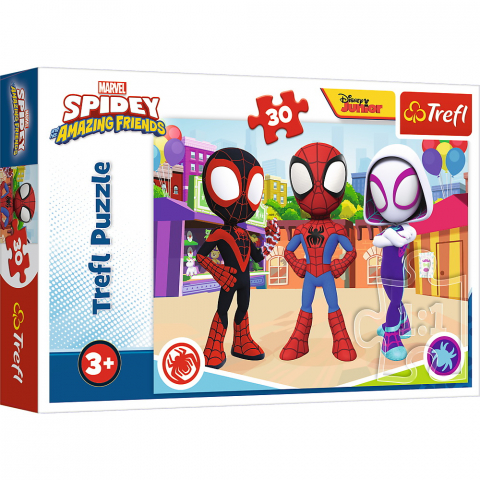 Játékok 50 RON alatt - Puzzle Trefl 30 Spiday Cei 3 Prieteni