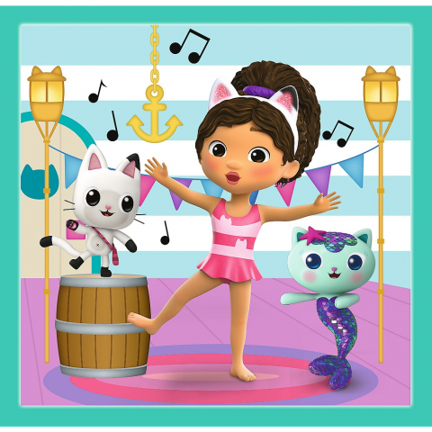 Puzzle Trefl 3In1 Gabbys Dollhouse Activitatile Lui Gabby [2]