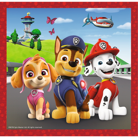 Puzzle Trefl 3In1 Patrula Catelusilor Catelusii Fericiti [3]