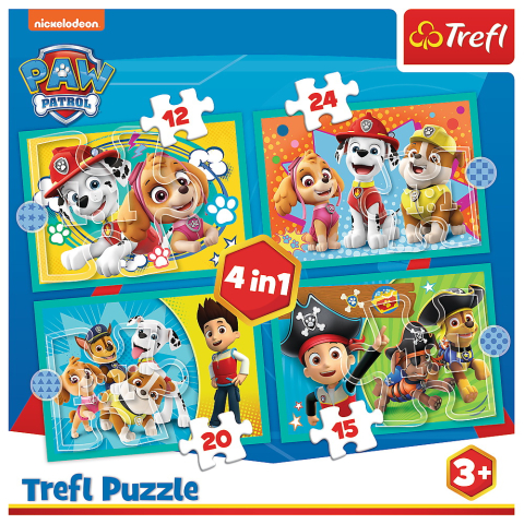 Puzzle Trefl 4In1 Patrula Catelusilor [5]