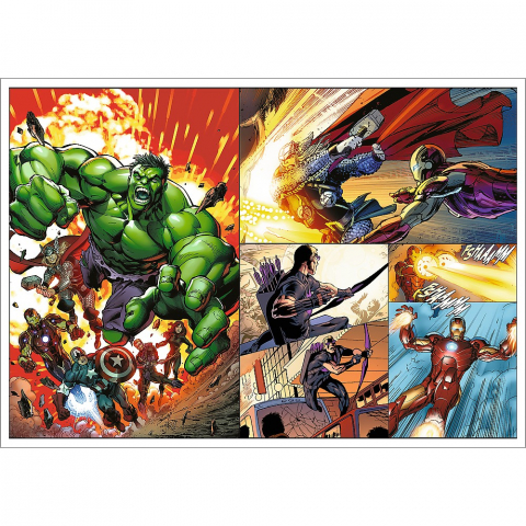 Puzzle Trefl 4X250 Avengers Marvel Zile Eroice [4]