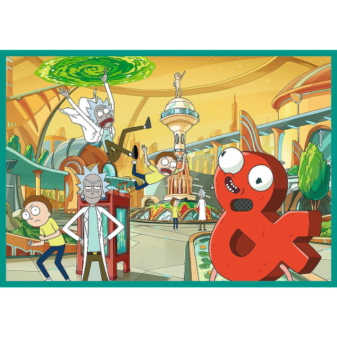 Trefl-Puzzle Trefl 4X250 Lumea Intortocheata A Lui Rick Si Morty [2]