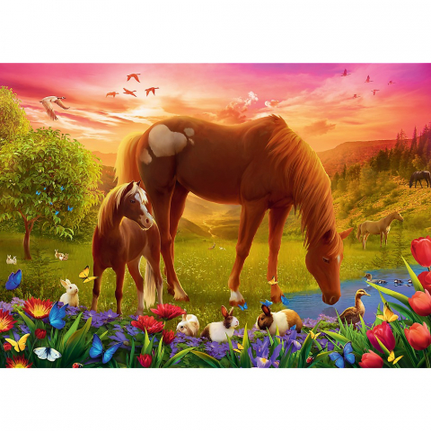 Puzzle Trefl 500 Calutii La Apus [1]