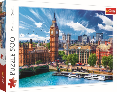 Oktató játékok - Puzzle Trefl 500 O Zi Cu Soare La Londra