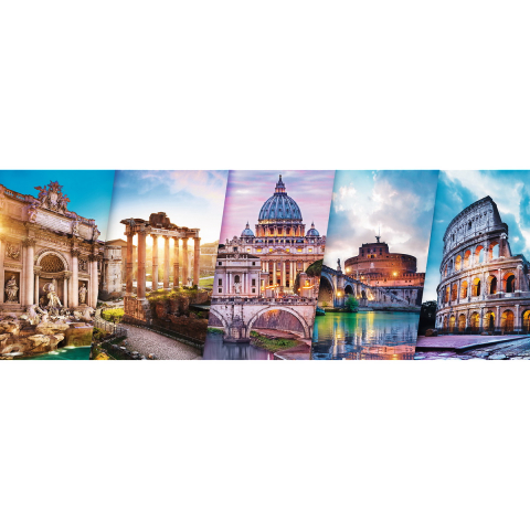Puzzle Trefl 500 Panorama Calatorind In Italia [1]