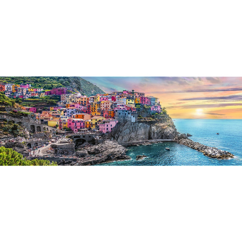 Puzzle Trefl 500 Panorama Orasul Vernazza [1]