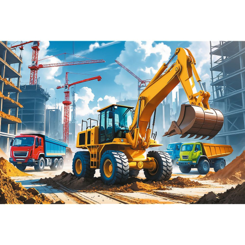 Puzzle Trefl 60 Excavator [1]