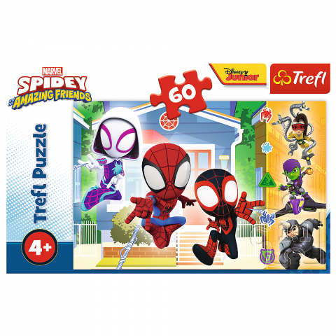 Jucarii sub 50 RON - Puzzle Trefl 60 Lumea Lui Spidey