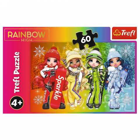 Puzzle Trefl 60 Rainbow High Papusile Jucause [2]