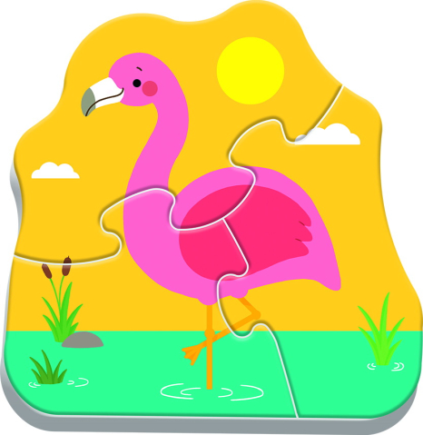 Puzzle Trefl Baby Clasic Animale Safari 8 Piese [5]