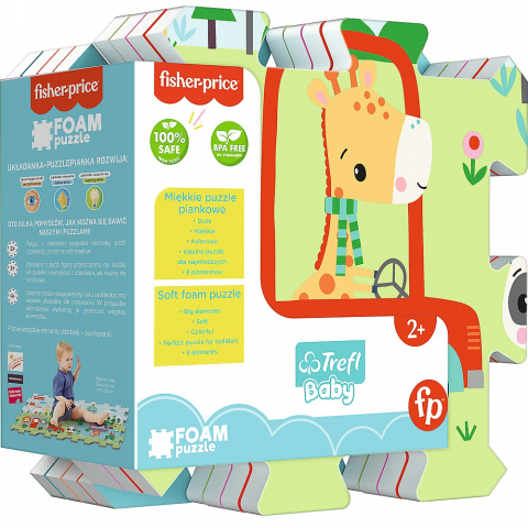 Játékok 1-3 éveseknek - Puzzle Trefl Dn Spuma Fisher Price Prietenii Simpatici