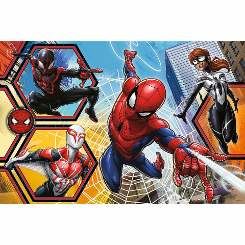 Puzzle Trefl Primo 24 Super Maxi Disney Spiderman In Actiune [1]