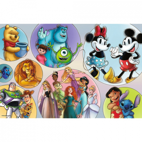 Puzzle Trefl Primo Super Shape Xxl 160 Disney 100 Lumea Disney [1]