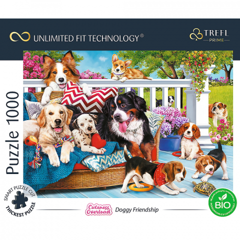 Puzzle Trefl Uft 1000 Prietenia Catelusilor [2]