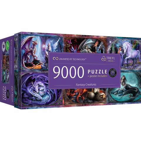 Oktató játékok - Puzzle Trefl Uft 9000 Anne Stokes Collections Creaturi Fantastice