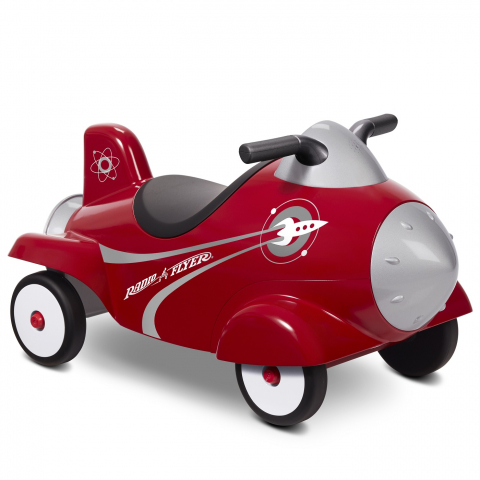 Jucarii 1-3 ani - Radio Flyer-Racheta cu roti Radio Flyer Retro Rocket, 1-3 ani