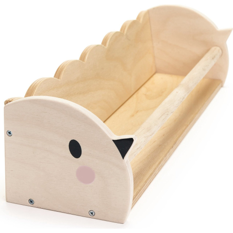Oktató játékok - Raft de perete, din lemn premium - Small Birdie Shelf - Tender Leaf Toys